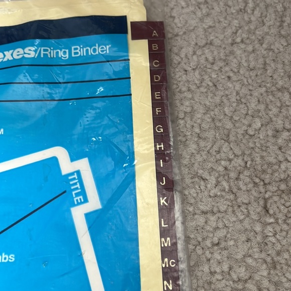 Avery 5-Tab Plastic Binder Dividers Insertable Multicolor Big Tabs 2 set + Bonus - Picture 14 of 14